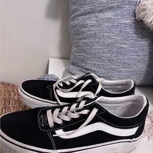 Vans Black and White Old Skool Sneakers